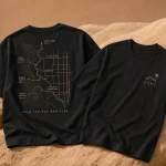 PSRC route map tee black