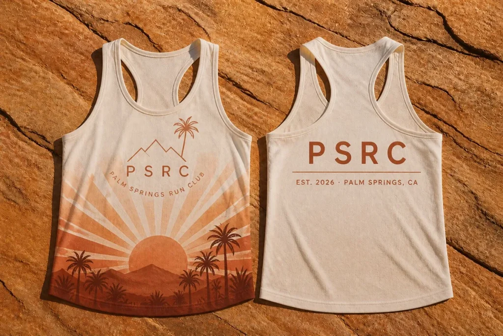 PSRC sunset singlet cream