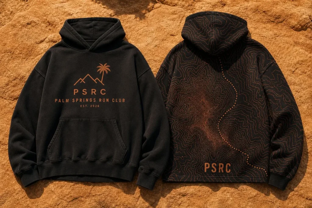 PSRC topo hoodie black